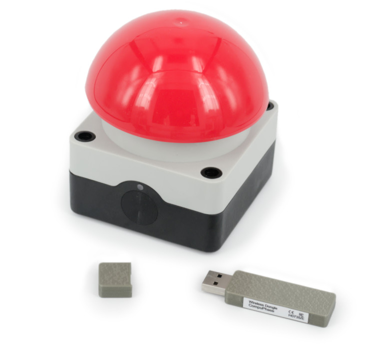 Battery-free Wireless Dome Button