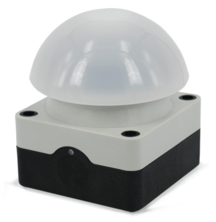 White Dome Button